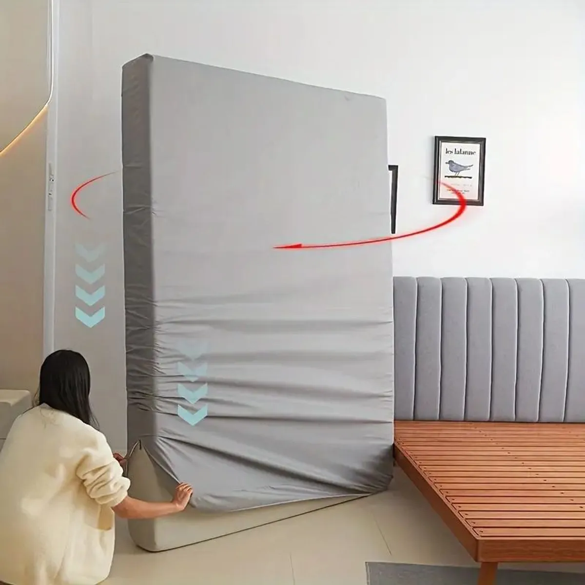 GENERICO - Protector de Colchon 2 Plazas Impermeable Con Cierre