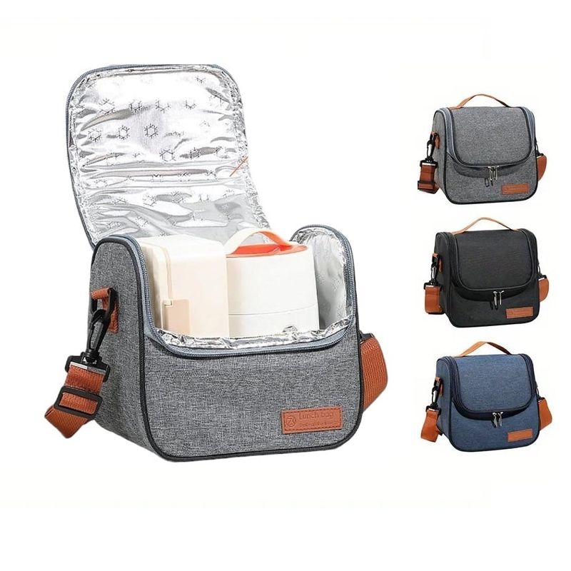 GENERICO - Lonchera térmica bolsa de almuerzo Oxford