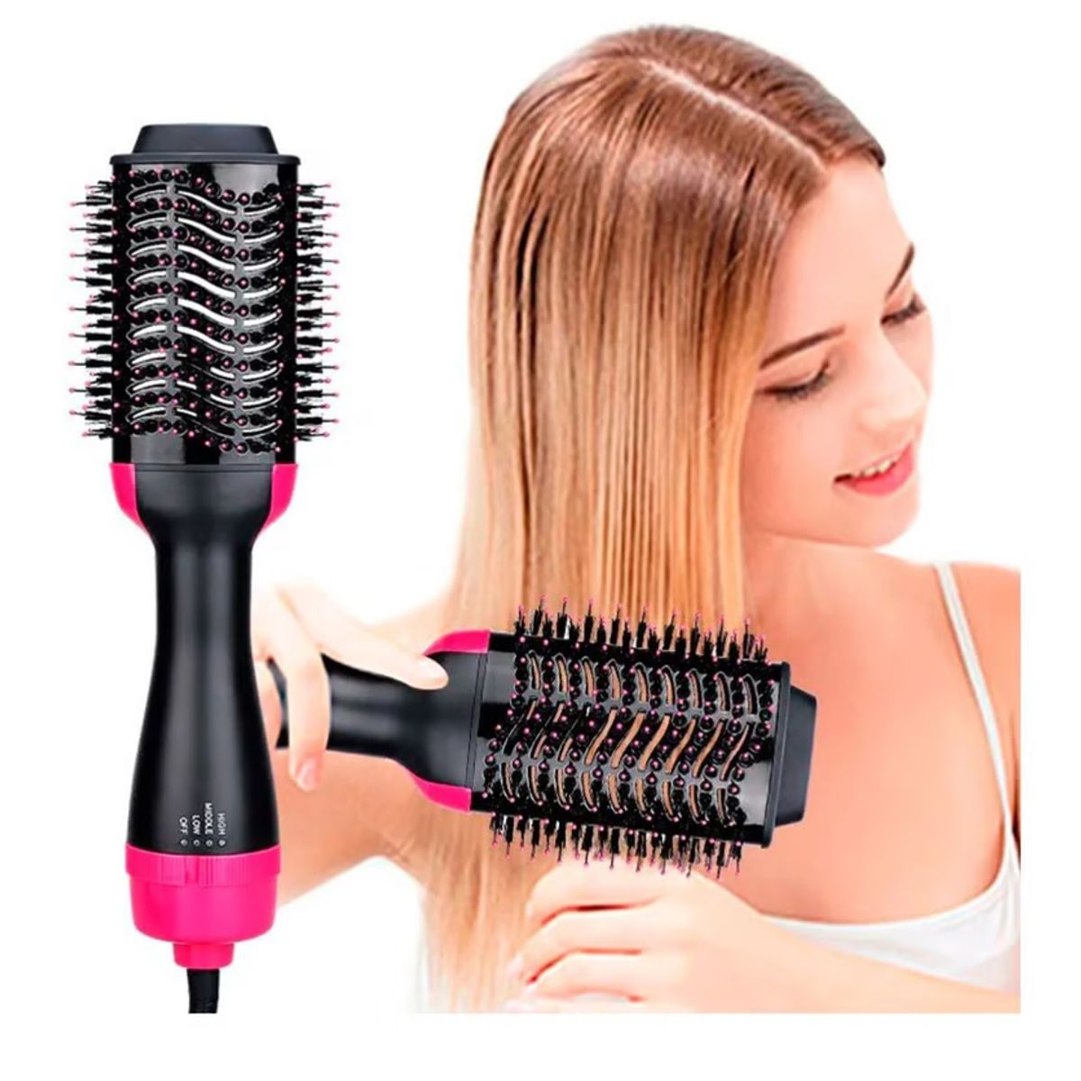 ITELSISTEM - Cepillo Alisador Secador y Risador One Step 3 en 1 Itelsistem