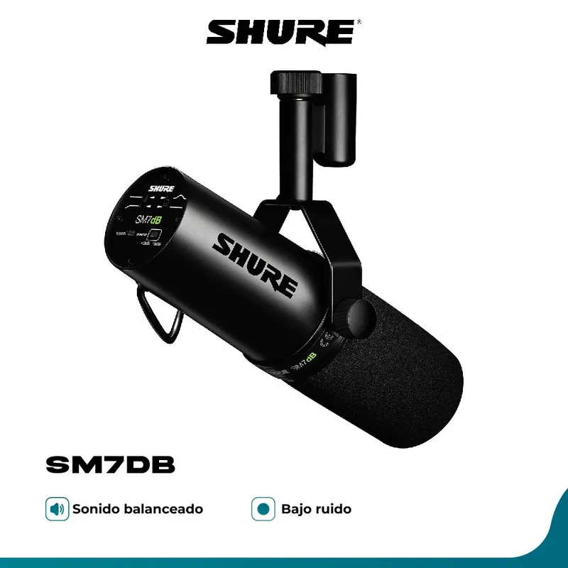 SHURE - Shure SM7dB Micrófono dinámico activo