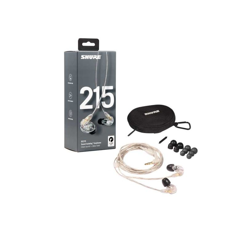 SHURE - Shure SE215-CL Audifonos In-Ear Profesionales