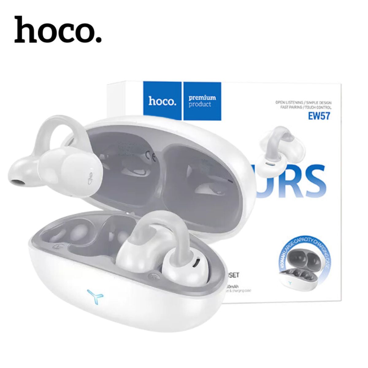 HOCO - Audifono HOCO EarClip Bluetooth Inalambrico Conduccion Osea EW57