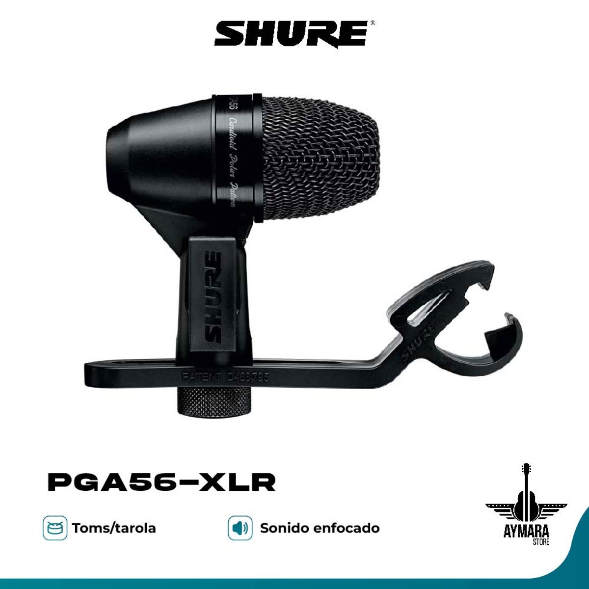 SHURE - Shure PGA56-XLR Micrófono Dinámico