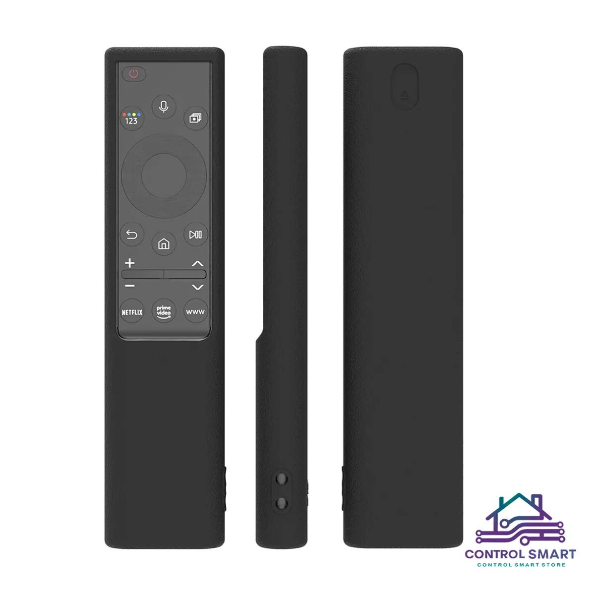 CASE - Funda Protector Para Control Samsung Qled Planito - Negro