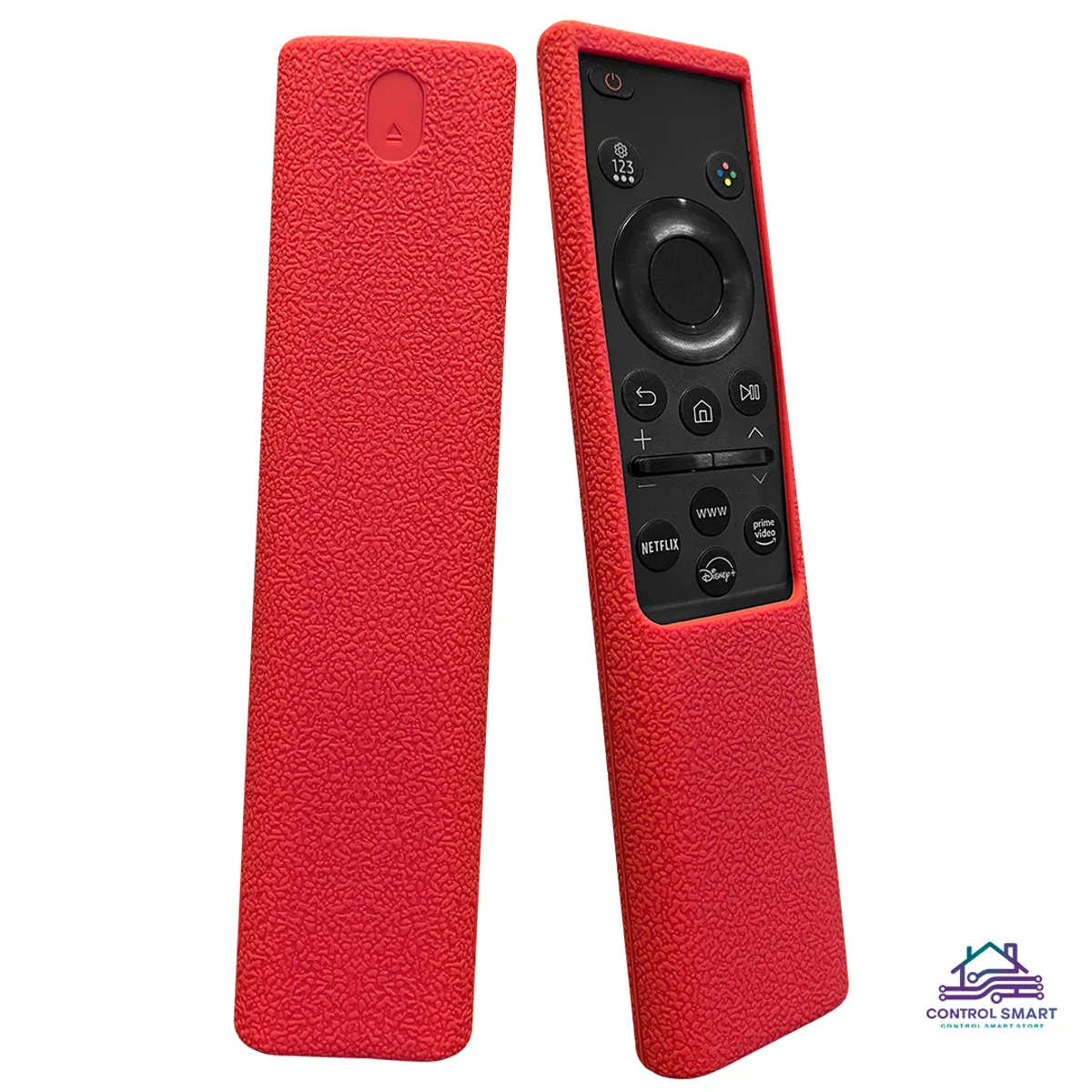 CASE - Funda Protector Para Control Samsung Qled - Rojo