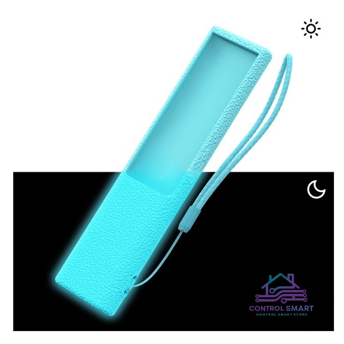 CASE - Funda Protector Para Control Samsung Qled Planito  -Turquesa Fluor