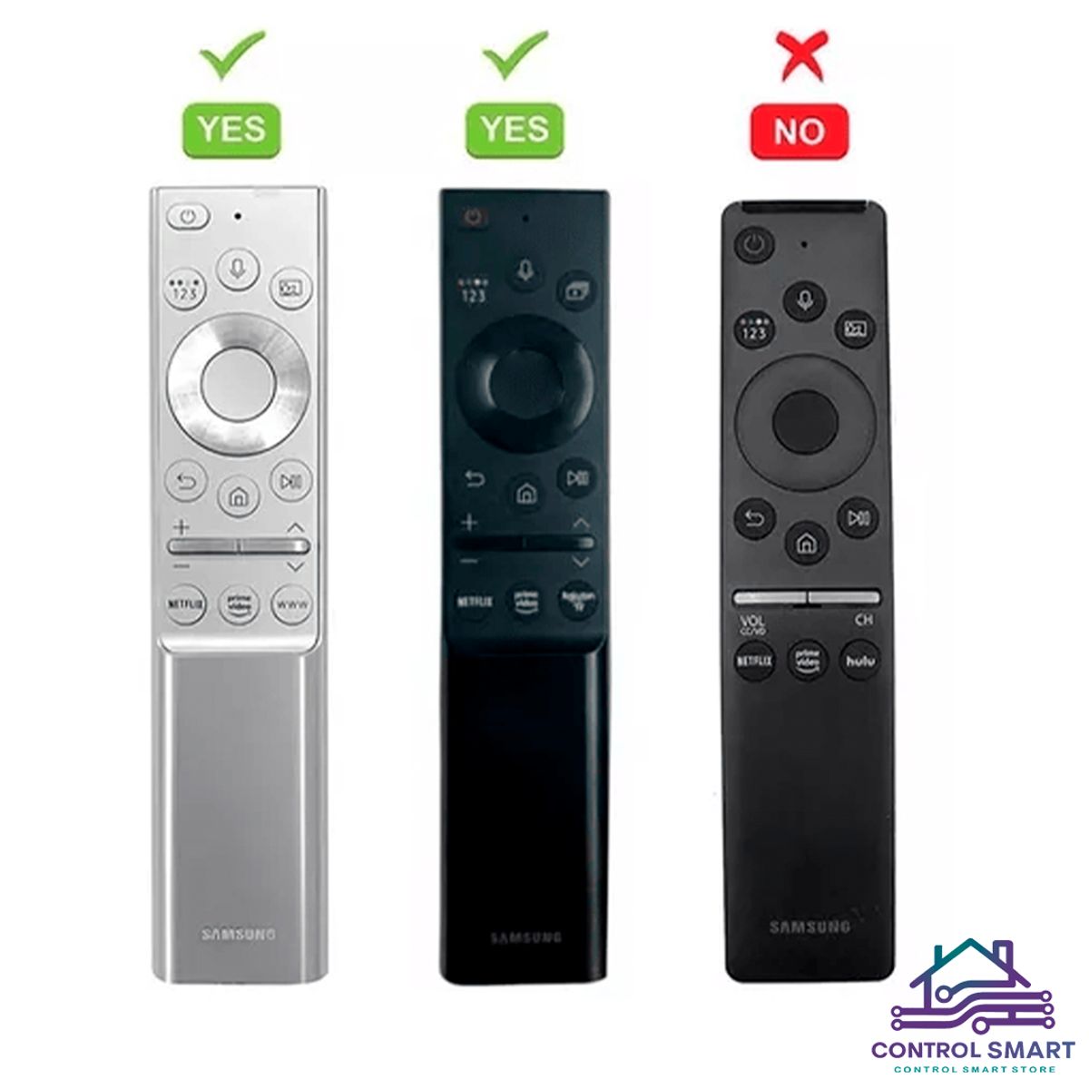 CASE - Funda Protector Para Control Samsung Qled Planito  Plomo