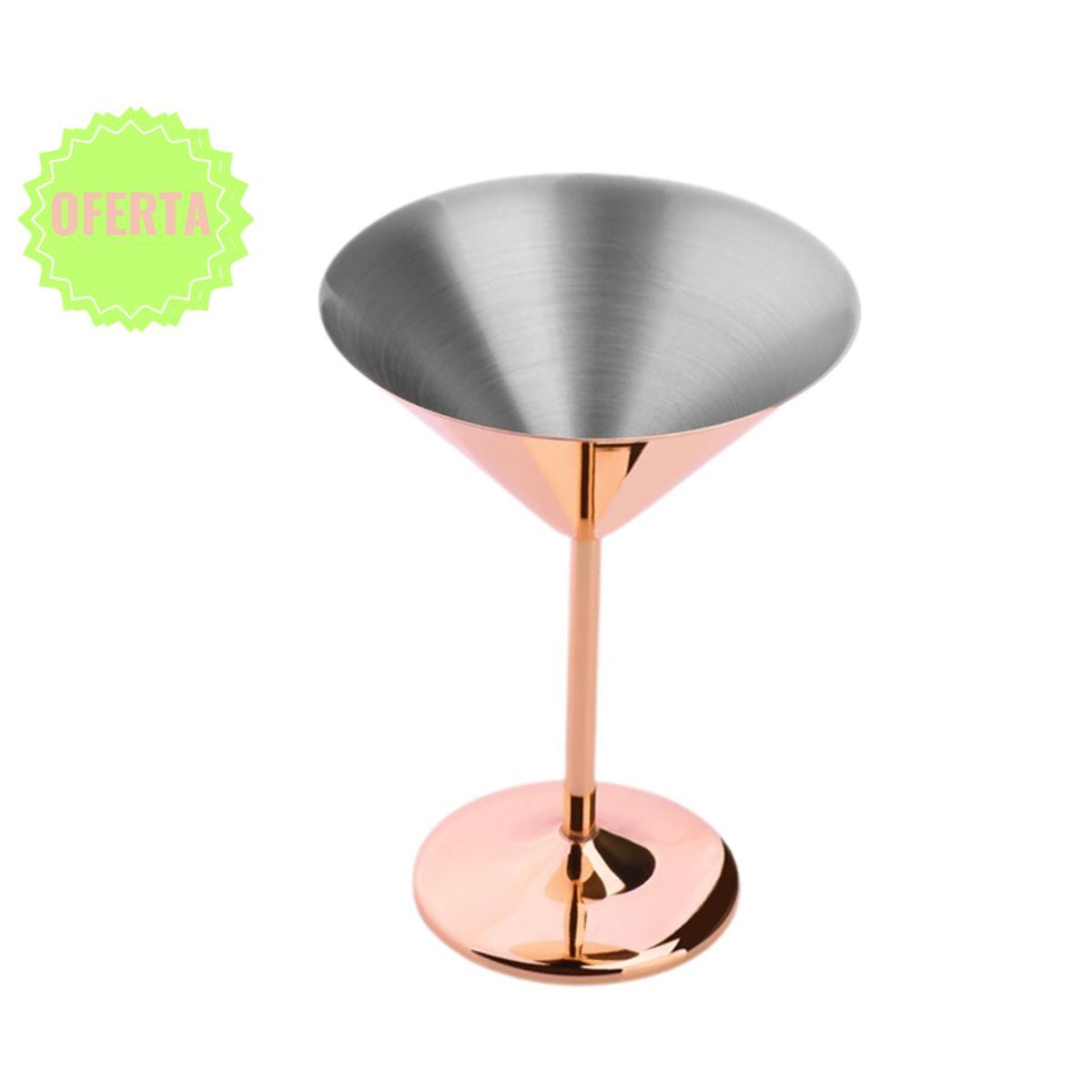 GENERICO - Copa Martini Bañada cobre Dorado 240 ml