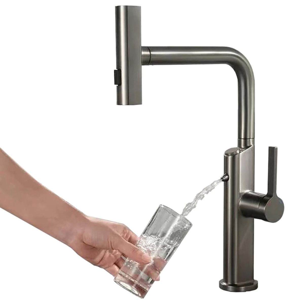 FRITECSA - Griferia Grifo Caño 2 En 1 para cocina Dispensador de Agua Purificada