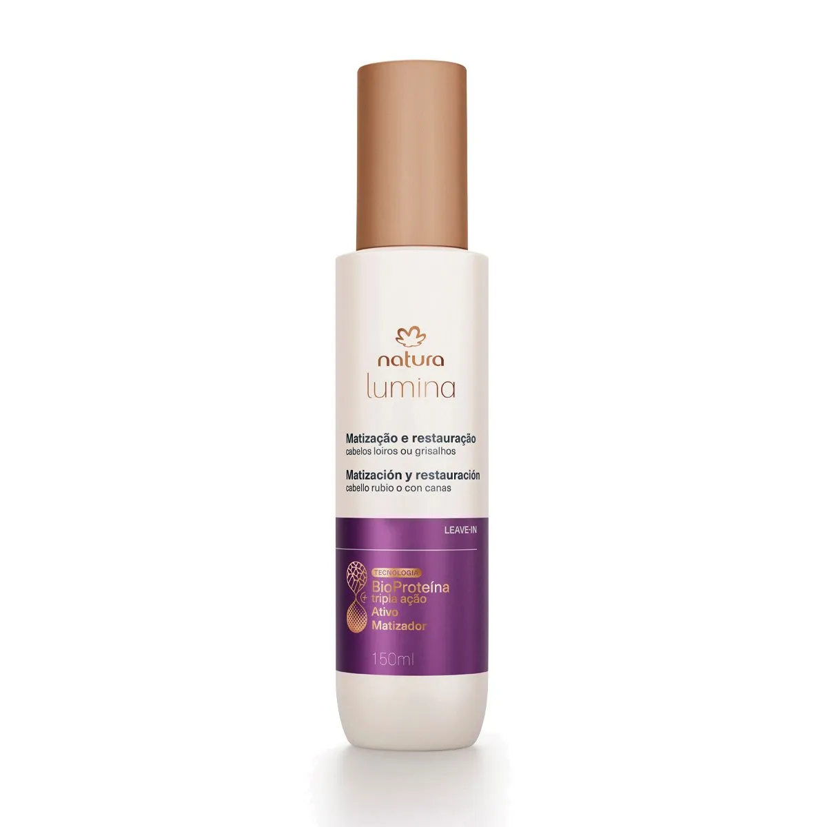 NATURA - Lumina Fluído matizador multibeneficios rubios y canas 150 ml