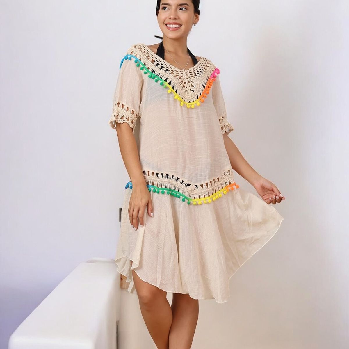 GENERICO - Kimono Bell Hooks Color Beige