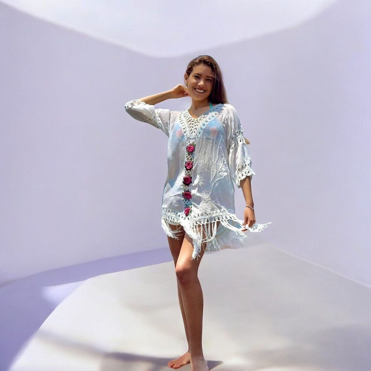 GENERICO - Kimono Camille Claudel Color Blanco