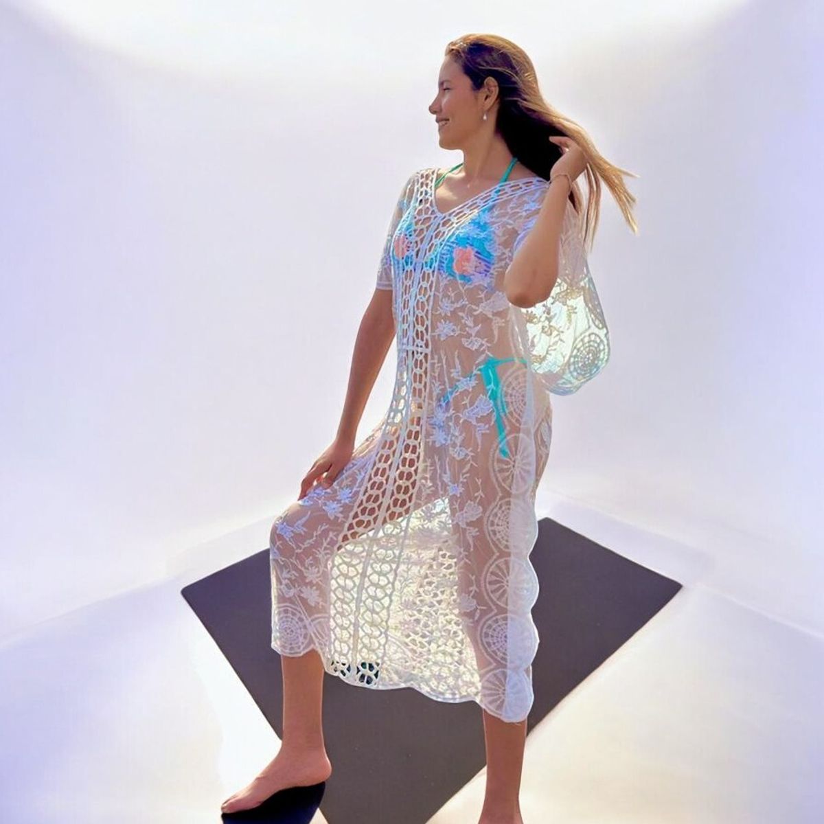 GENERICO - Kimono Clara Sofia Color Blanco