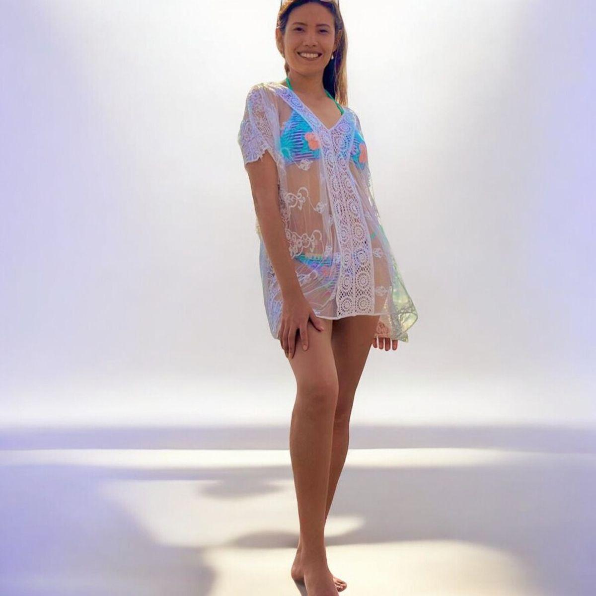 GENERICO - Kimono Jemison Veracruz Color Blanco