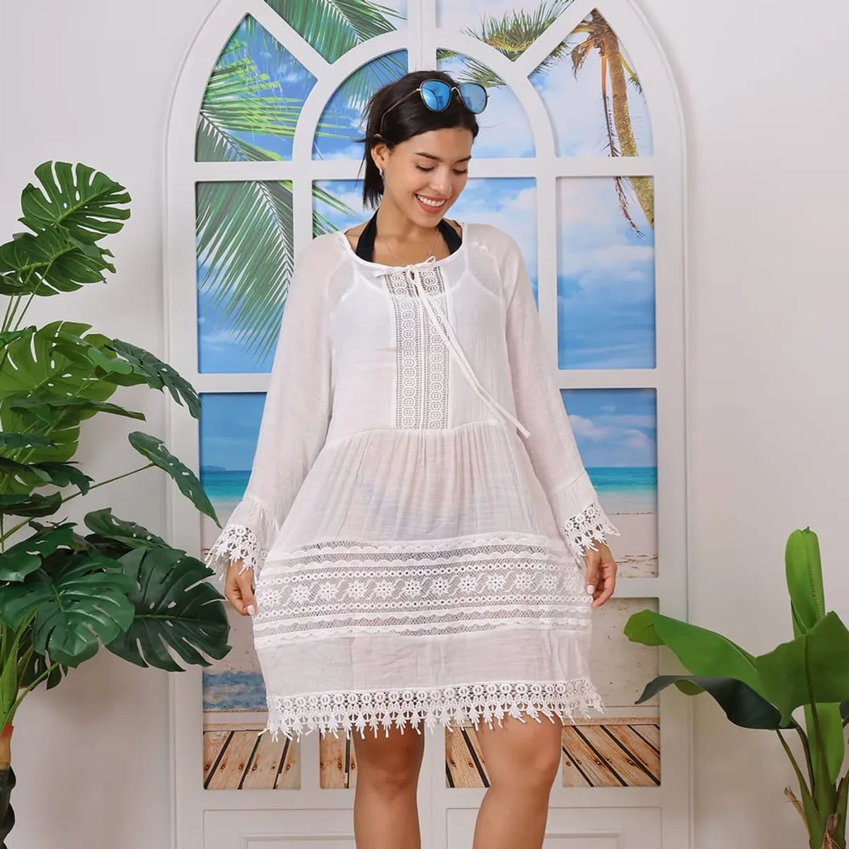 GENERICO - Kimono Marcela Lagarde Color Blanco