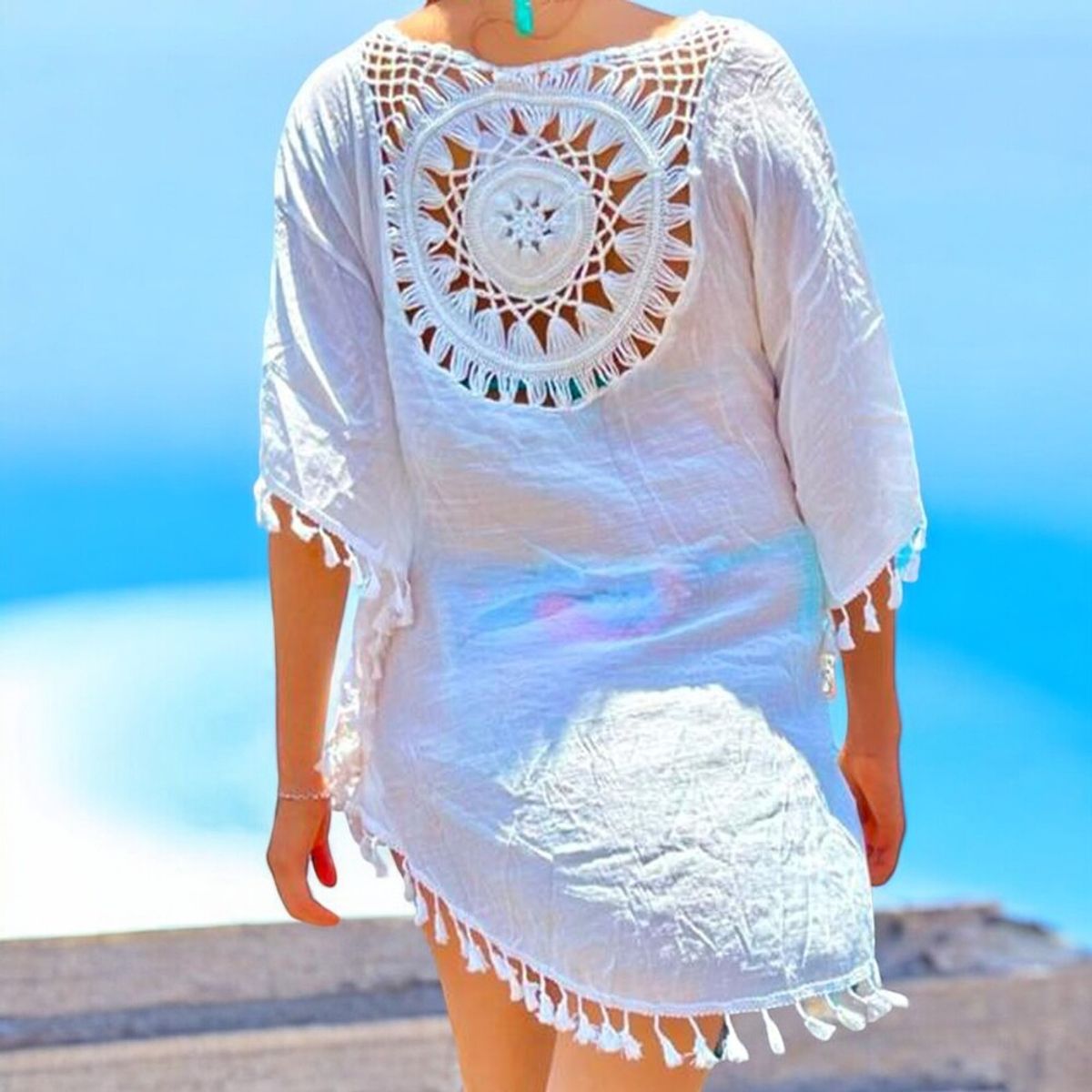 GENERICO - Kimono Alice Neel Color Blanco