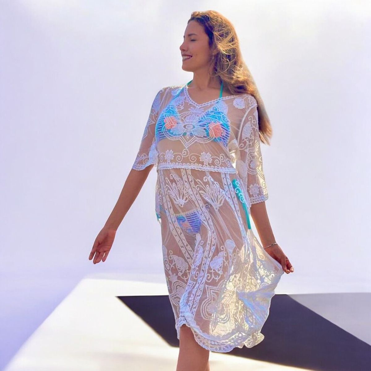 GENERICO - Kimono Lee Krasner Color Blanco