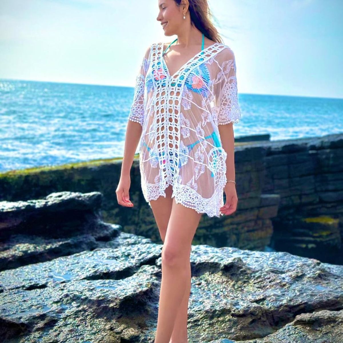 GENERICO - Kimono Rachel Ruysch Color Blanco