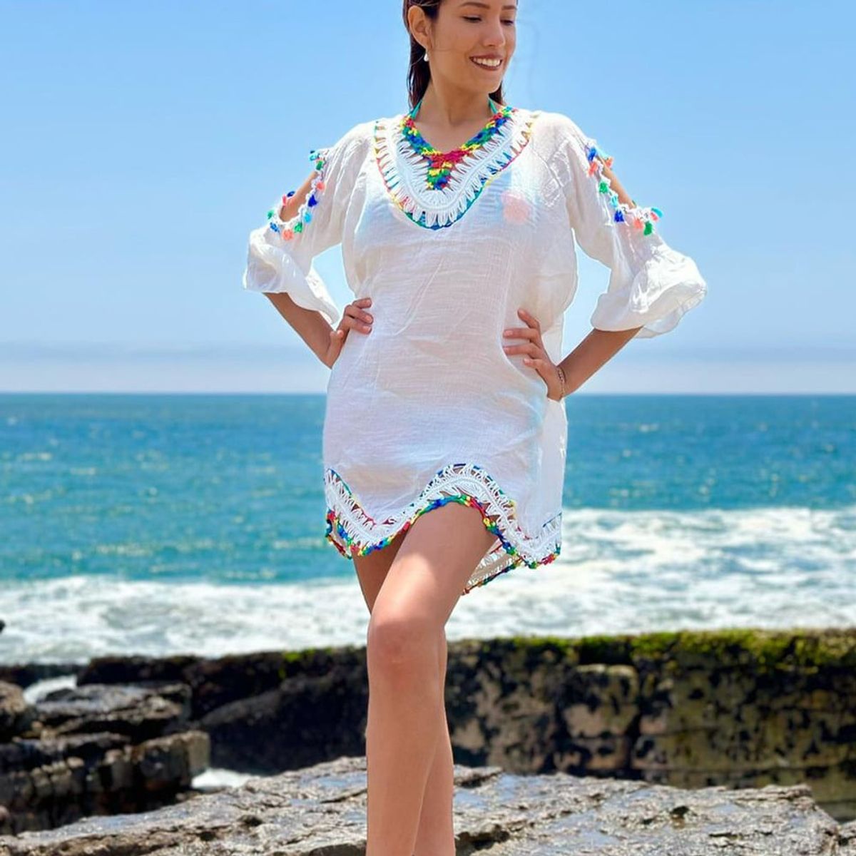 GENERICO - Kimono Sirani Color Blanco