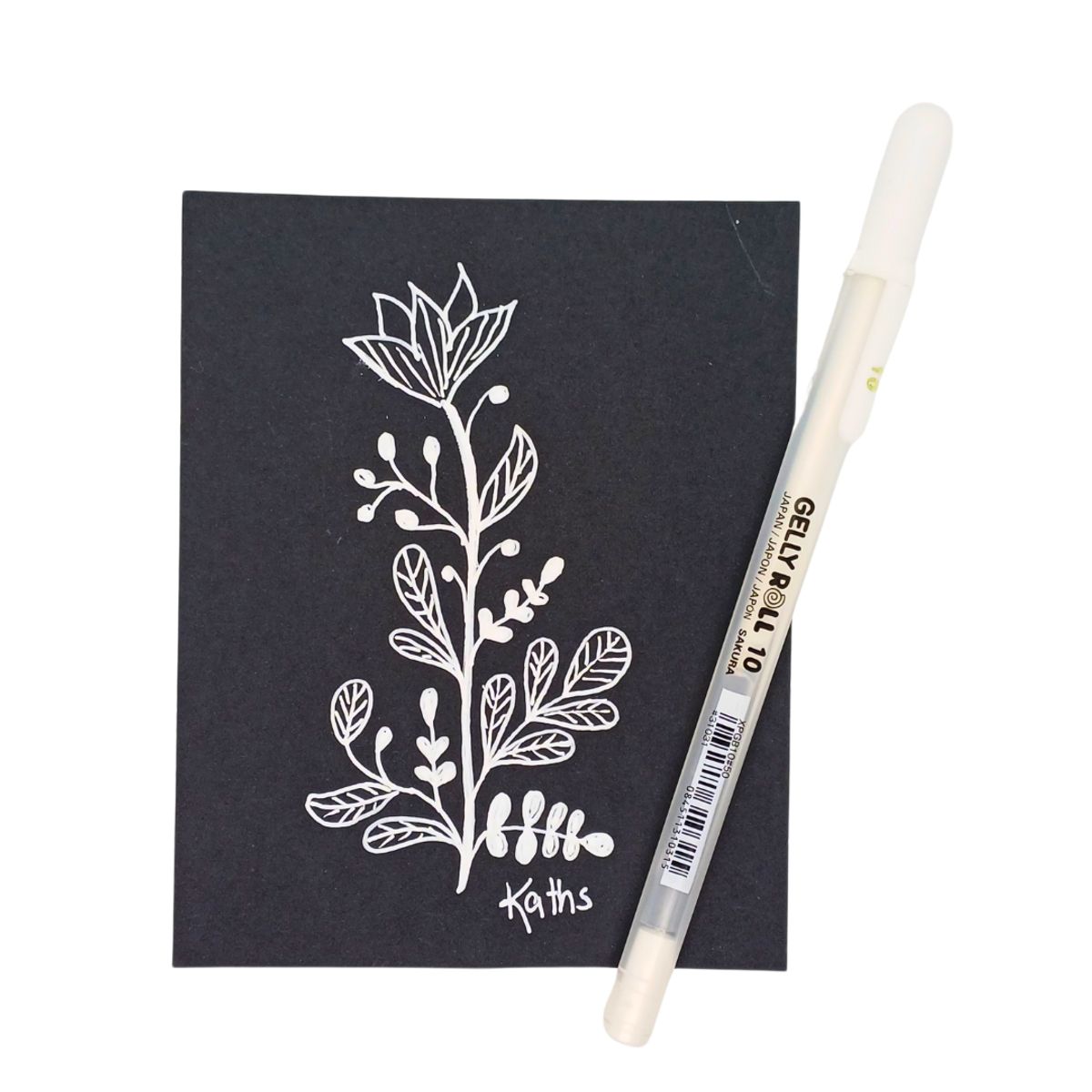 SAKURA - Lapicero Tinta Gel Blanco Gelly Roll 10