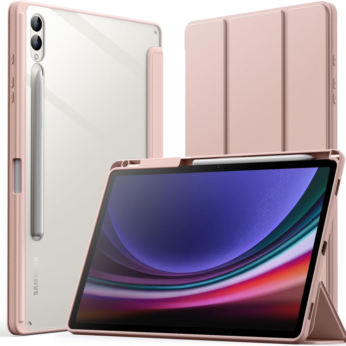 GENERICO - Case funda Samsung Galaxy Tab S9 FE+ Plus  Tab S9+ Plus  S7 FE 12,4"