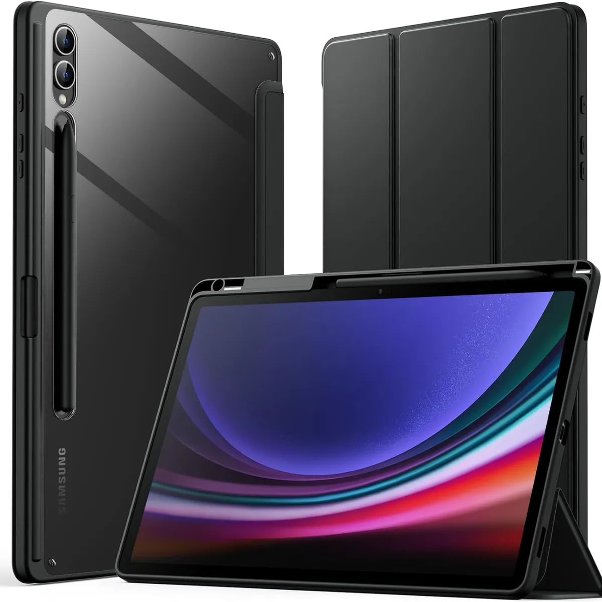 GENERICO - Case funda Samsung Galaxy Tab S9 FE+ Plus  Tab S9+ Plus  S7 FE 12,4"