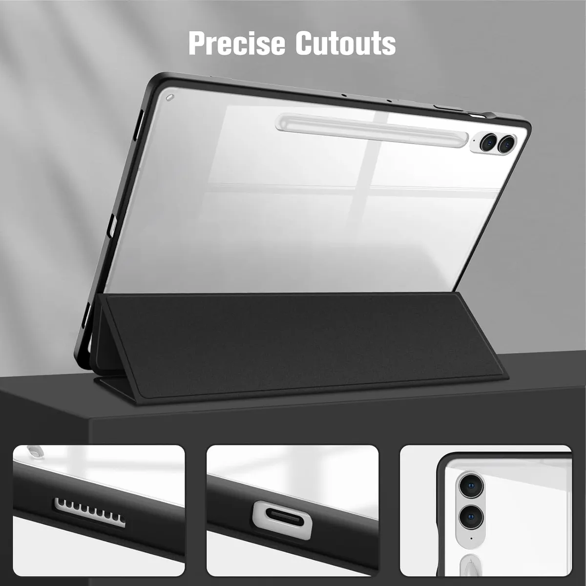 GENERICO - Case funda Samsung Galaxy Tab S9 FE+ Plus  Tab S9+ Plus  S7 FE 12,4"