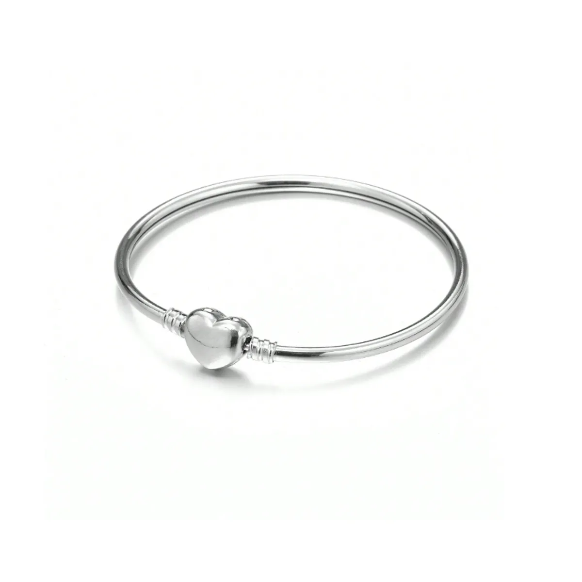 GENERICO - PULSERA TIPO ARO CON DIJE DE CORAZON