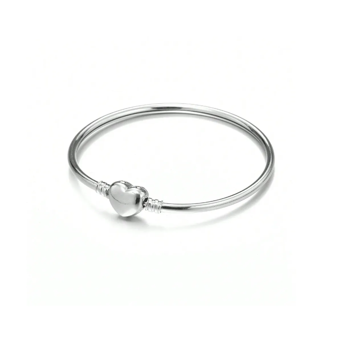 GENERICO - PULSERA TIPO ARO CON DIJE DE CORAZON