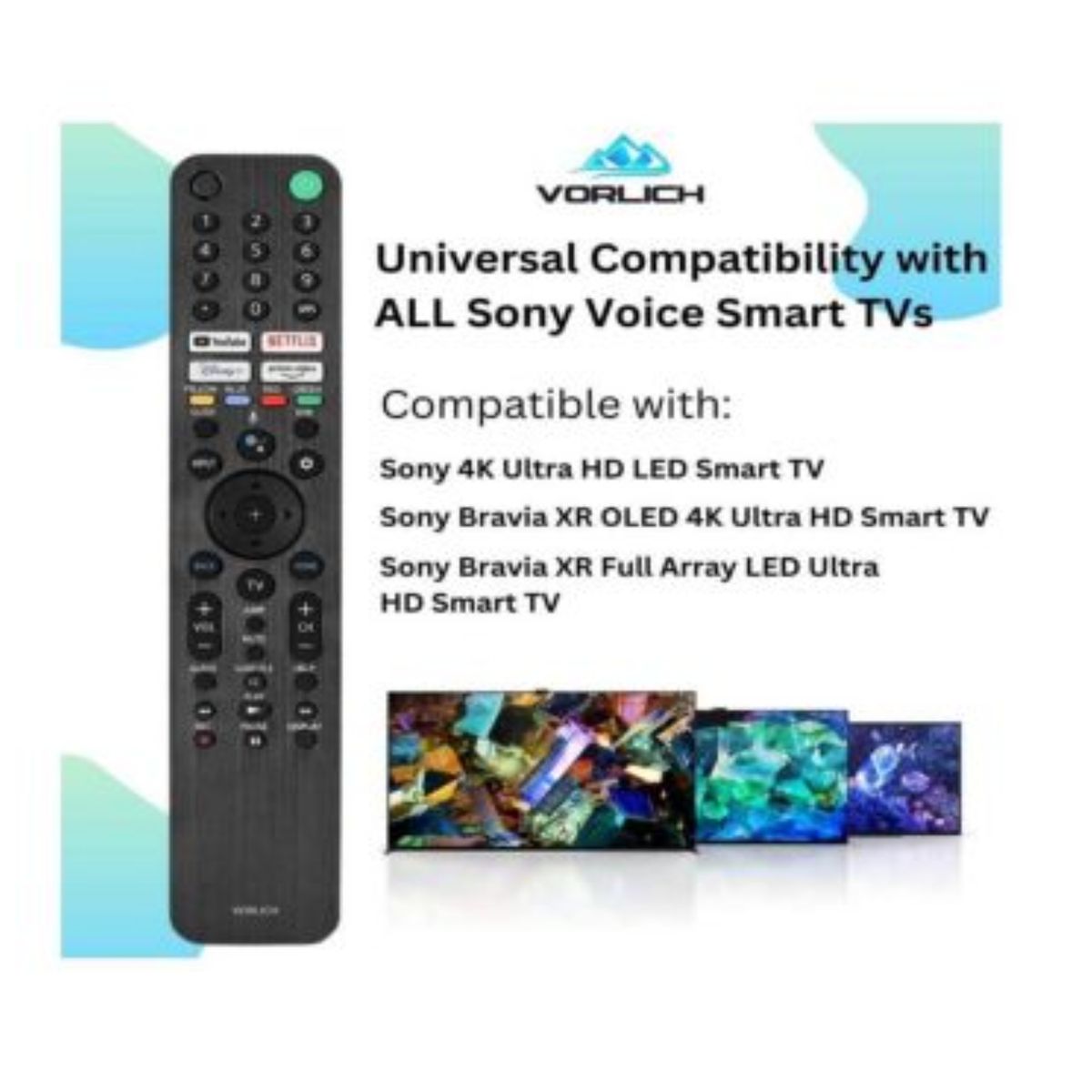 UNIVERSAL - Control Remoto Sony Con comando de Voz Modelo  RMF-TX520P Nuevo