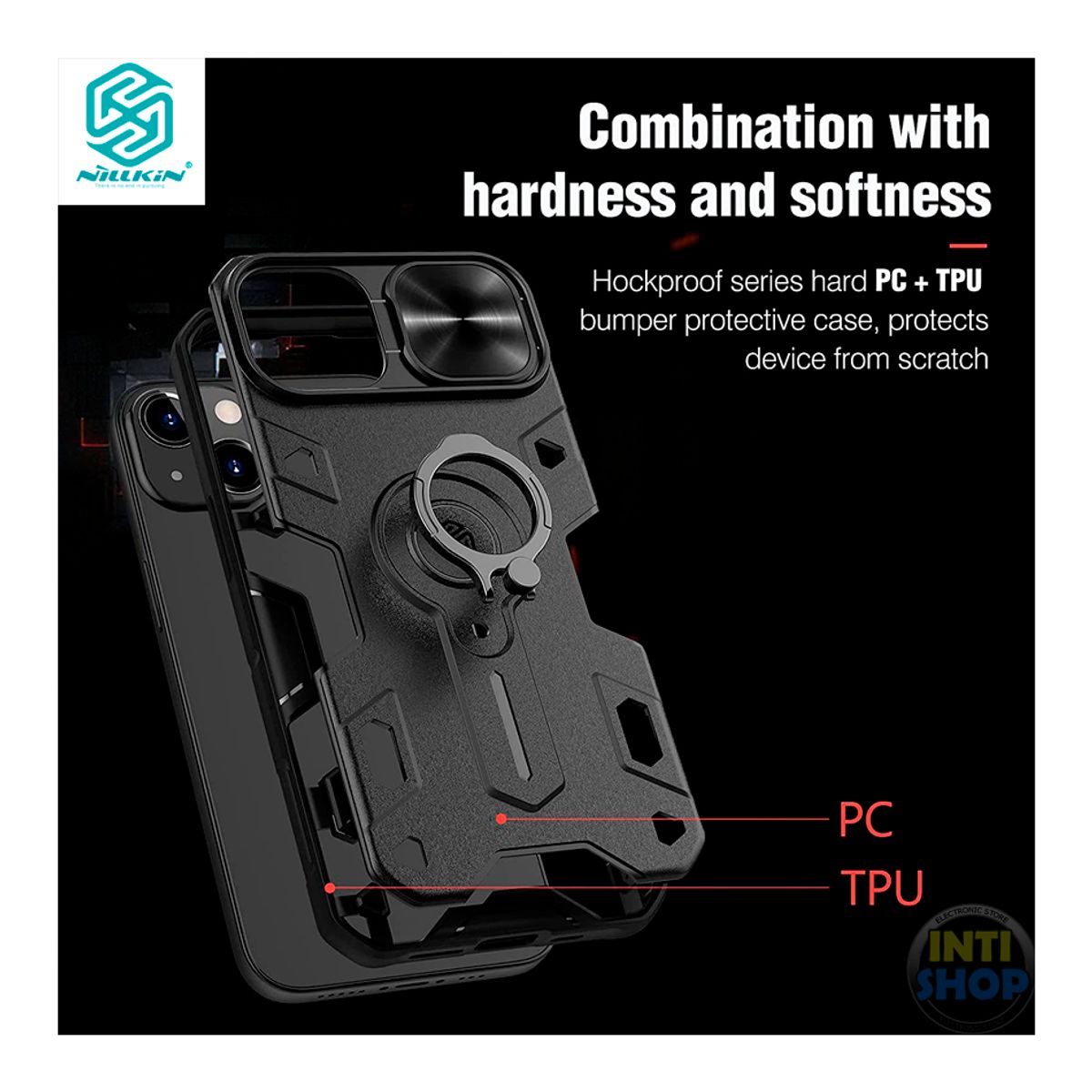 NILLKIN - Case Armor Funda Nillkin Camshield Para iPhone 13 Pro