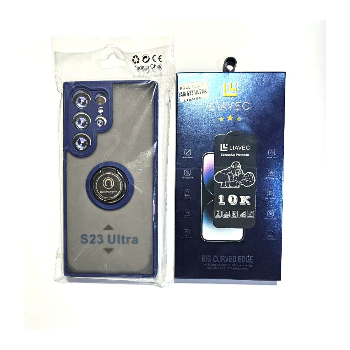 GENERICO - Case Funda Protector Para S23 ultra + Glass Curv