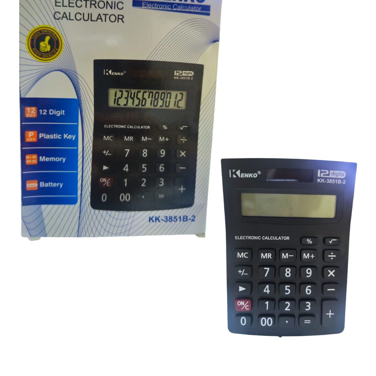 GENERICO - CALCULADORA ELECTRÓNICA 12 DIGITOS