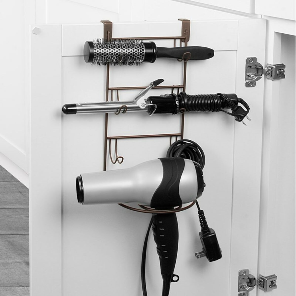 SPECTRUM - Organizador colgante de secadora y rizador Spectrum