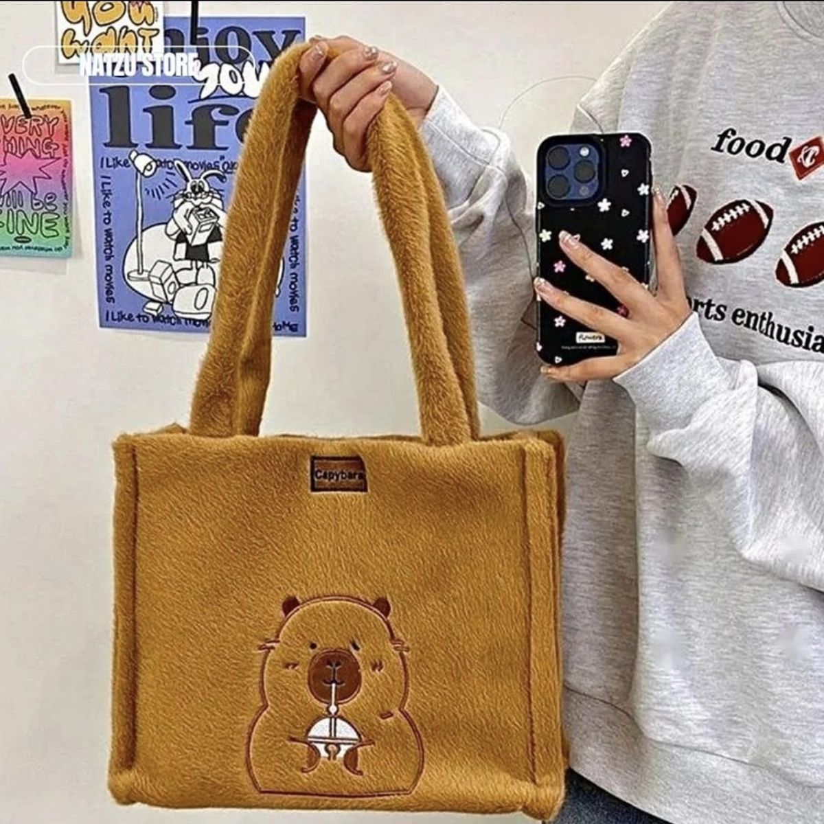 GENERICO - Capybara Bolso peluche