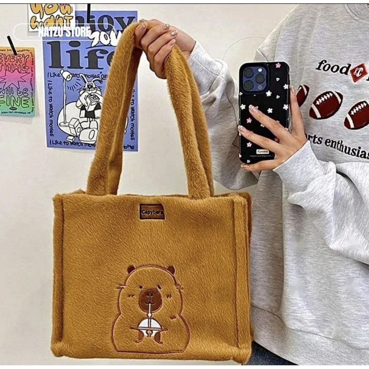 GENERICO - Capybara Bolso peluche