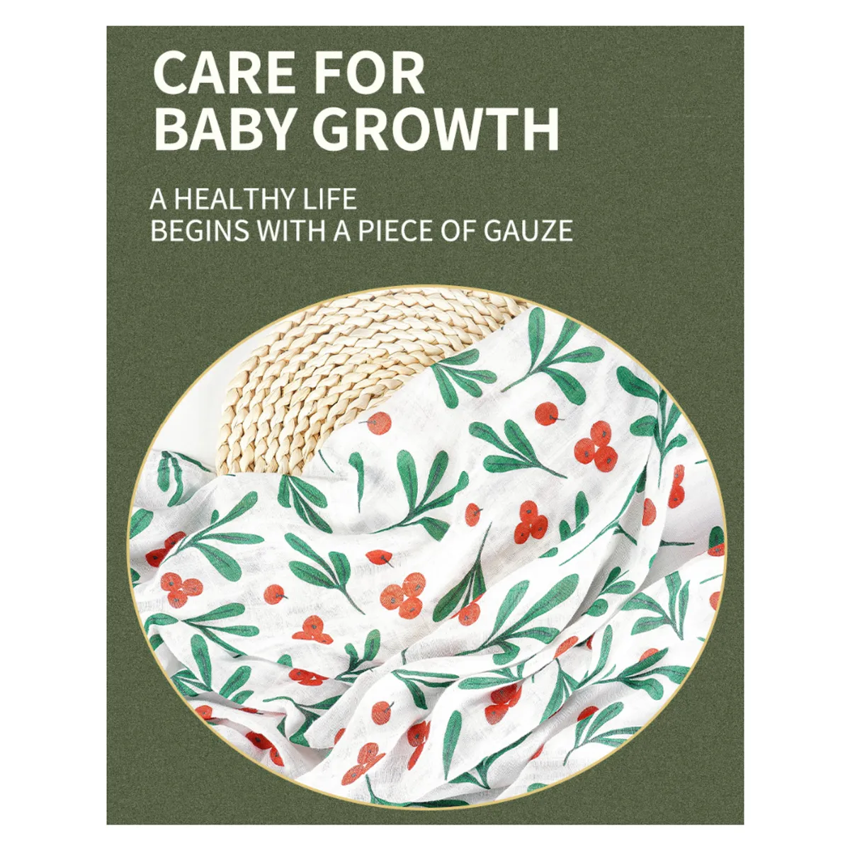 GENERICO - Manta de Muselina Suave para Bebé Bambú y Algodón