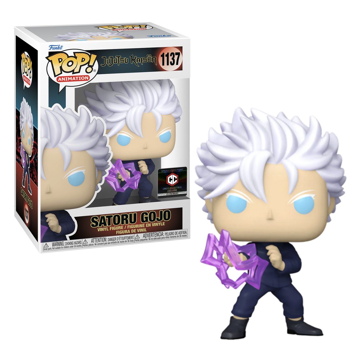 FUNKO - Satoru Gojo Funko Pop 1137 Jujutsu Kaisen Exclusivo Chalice