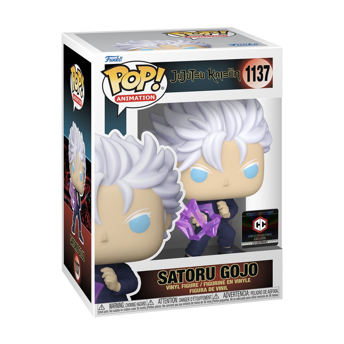FUNKO - Satoru Gojo Funko Pop 1137 Jujutsu Kaisen Exclusivo Chalice