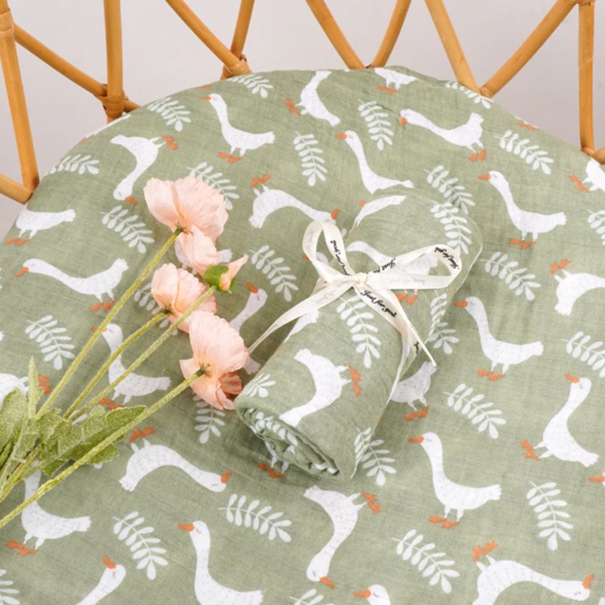 GENERICO - Manta de Muselina Suave para Bebé 100% Algodón 110 x 120 cm