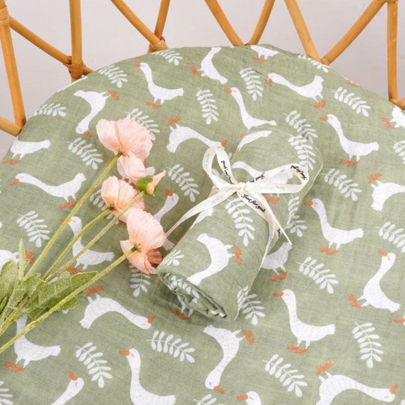 GENERICO - Manta de Muselina Suave para Bebé 100% Algodón 110 x 120 cm