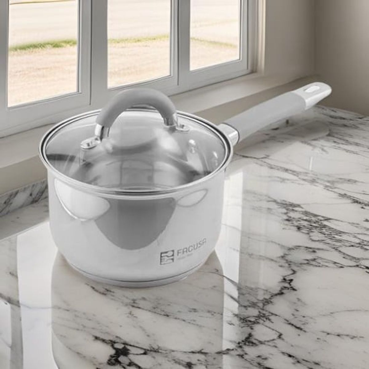 FACUSA - Cacerola 16 cm Acero Inoxidable Facusa