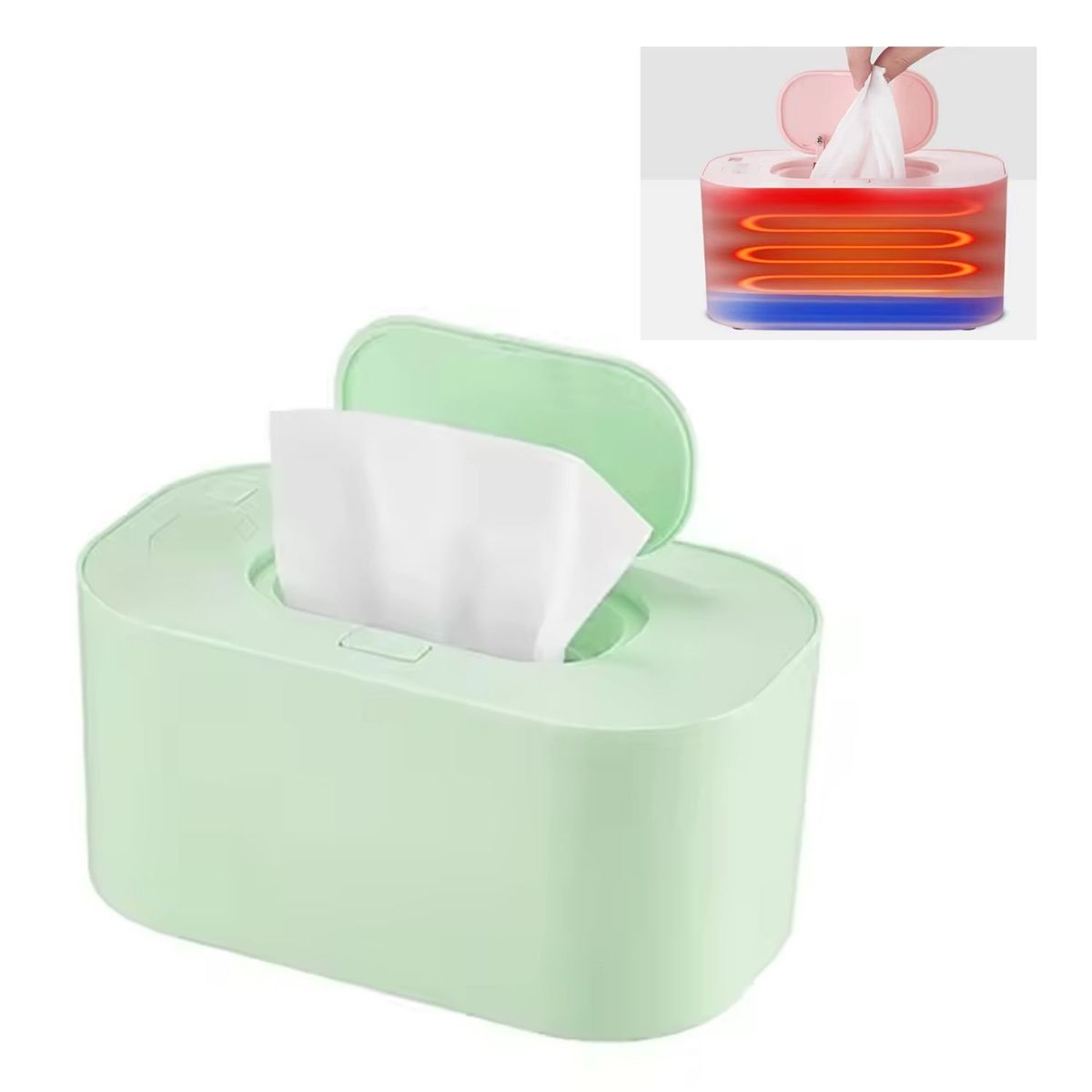 GENERICO - Calentador de Pañitos Verde Analogo