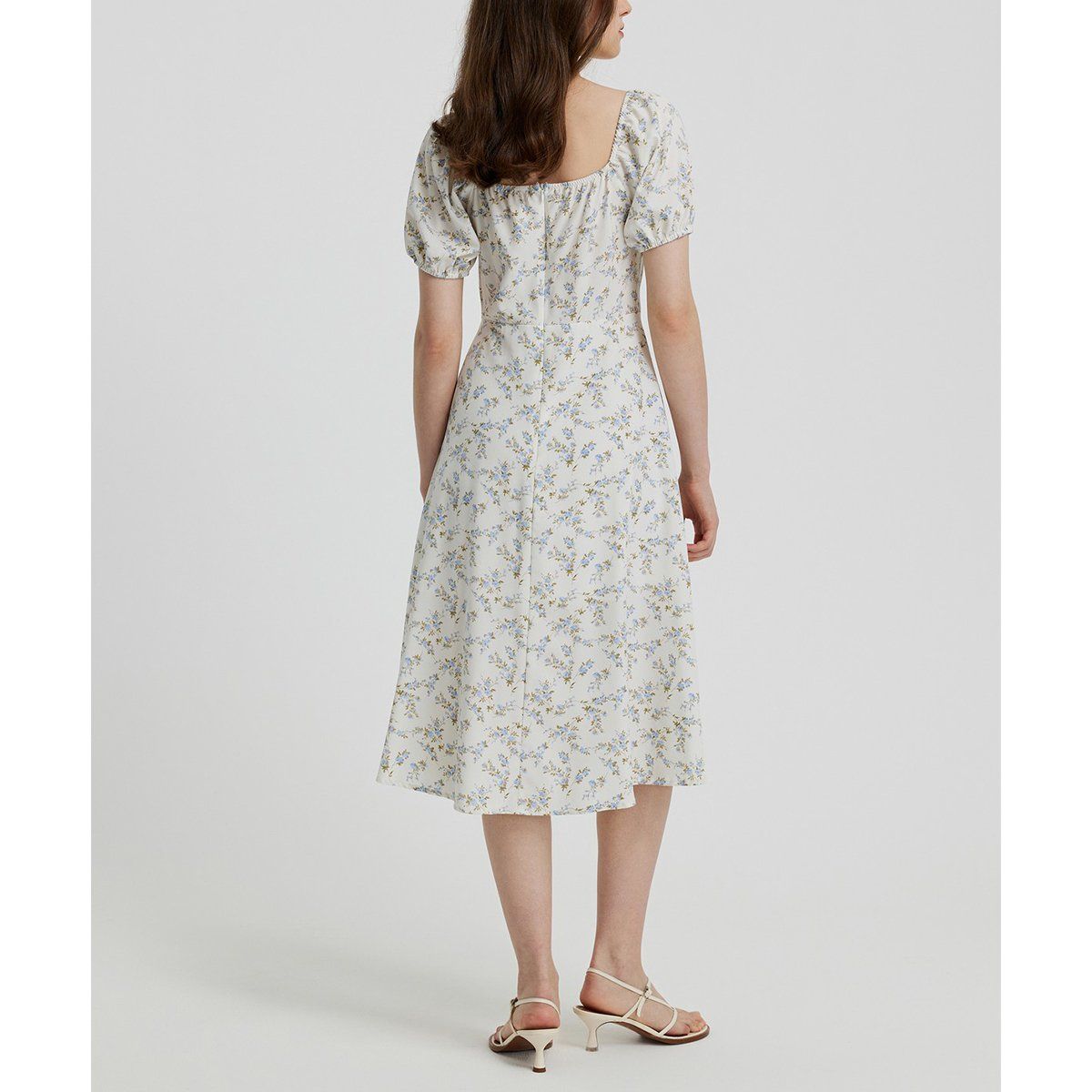 ZIMRAHYG - Mujer Floral Elegante Casual Vestidos De Manga Corta