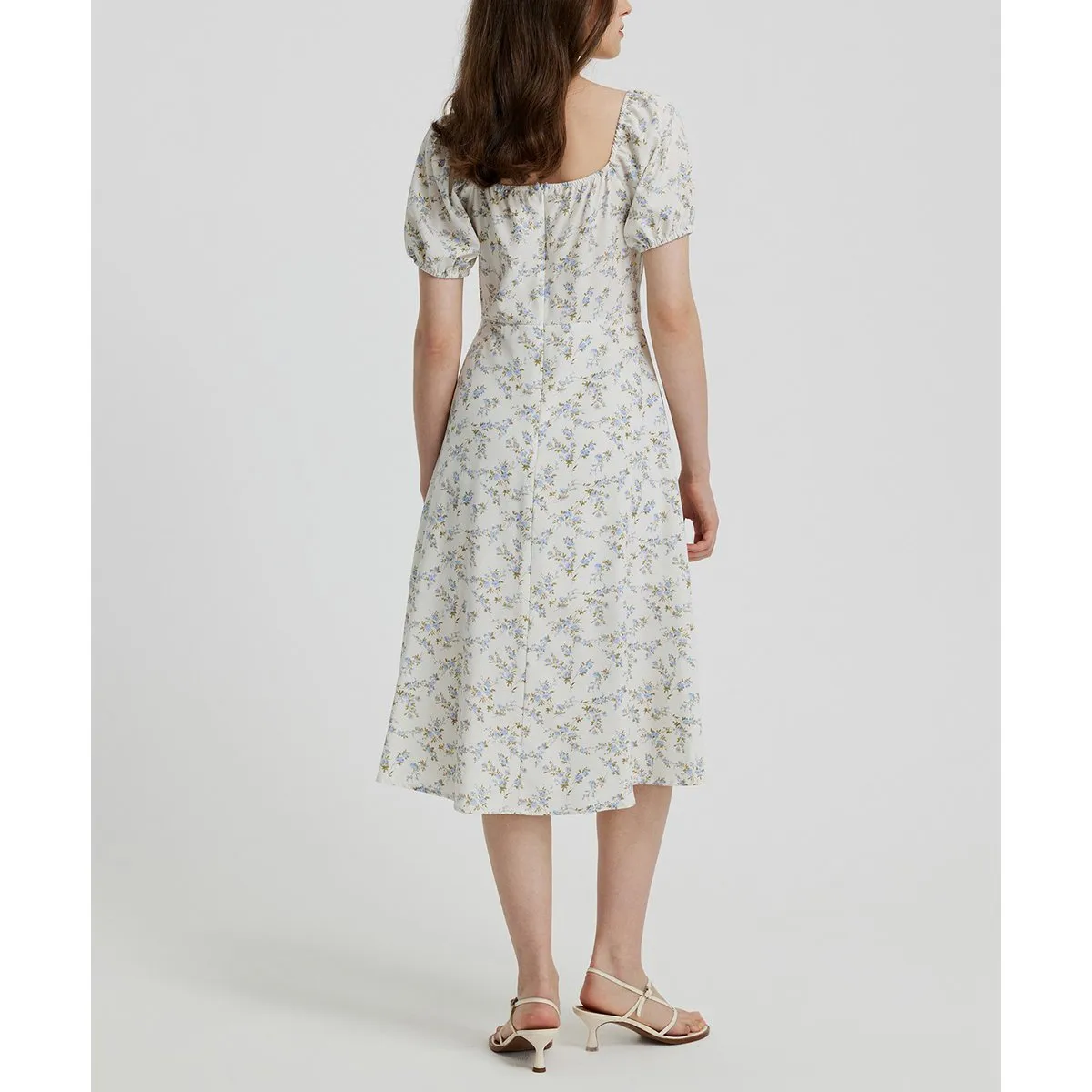 ZIMRAHYG - Mujer Floral Elegante Casual Vestidos De Manga Corta