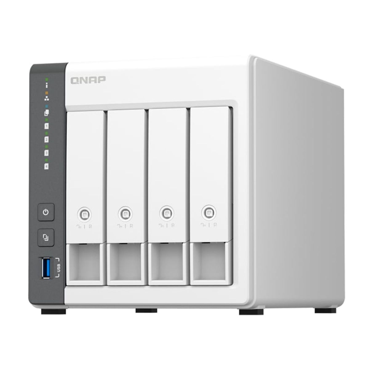 QNAP - Servidor QNAP TS-433-4G con ARM Cortex A55 4C 2GHz 4GB RAM Bahias 4 x 3 5 SATA