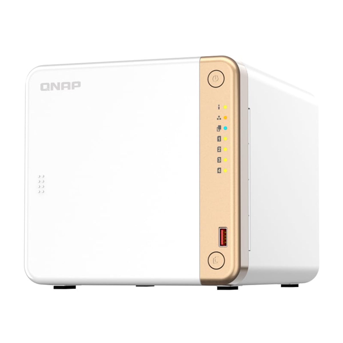 QNAP - Servidor QNAP TS-462-4G con Celeron N4505 2C 2 9GHz 4GB RAM Bahias 4 x 3.5 SATA