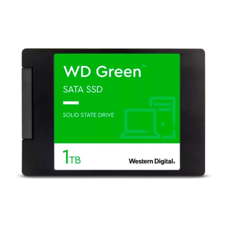 WESTERN DIGITAL - Disco SSD Western Digital Green WDS100T3G0A 1TB SATA 2.5