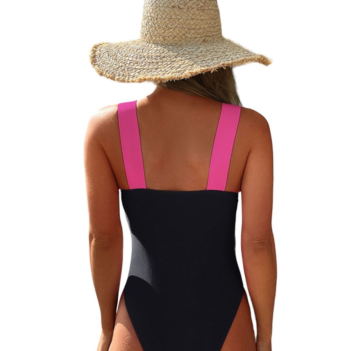 GENERICO - TRAJE DE BAÑO ENTERIZO CON COPA Y ARO