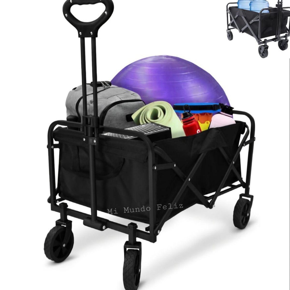 GENERICO - Carro de Carga Transportador Multiusos 90 Kilos